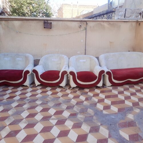 مبل راحتی 7 نفره چرم