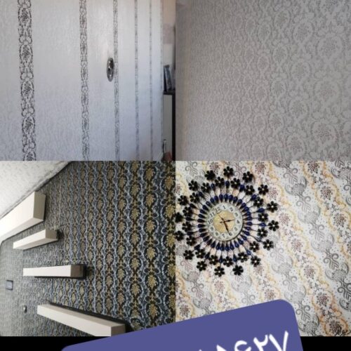 طرح کاغذدیواری نقاشی ساختمان