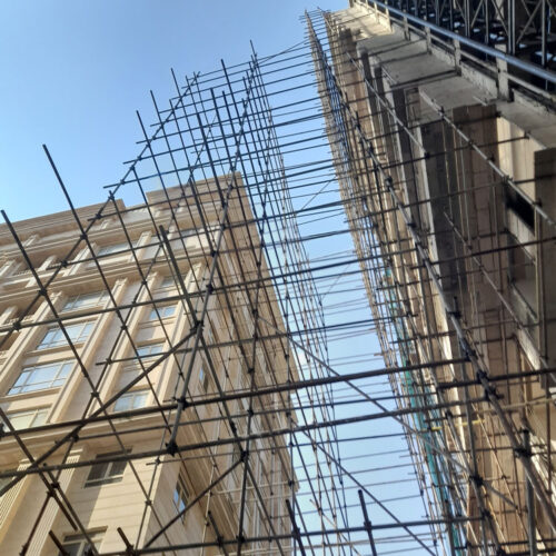 داربست فلزی جهان نصب
