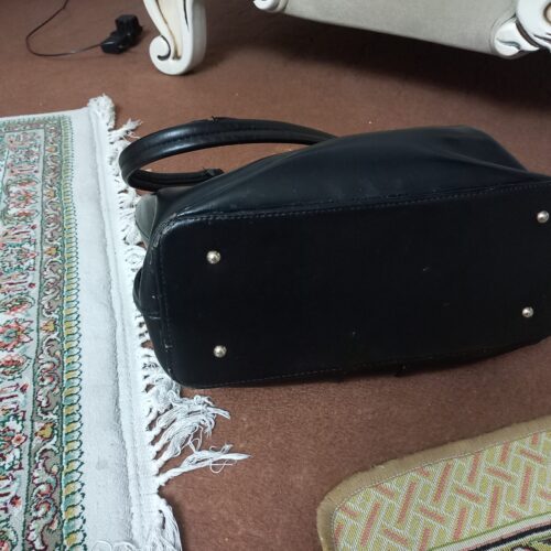 کیف چرم مشکی
