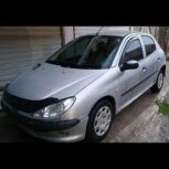 پژو ۲۰۶ تیپ ۶ اتومات ۸۳ نقره‌ای سالم تمیز