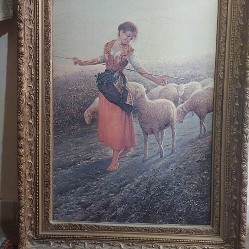 تابلو رنگ و روغن عتیقه