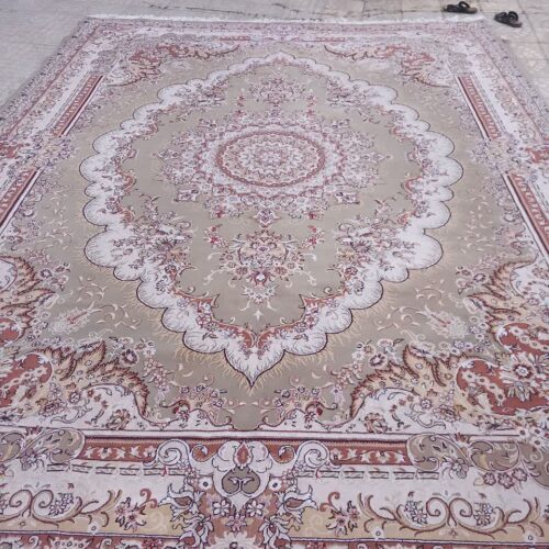 فرش گل برجسته