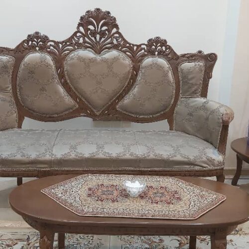 مبلمان سلطنتی چوبی سالم 9 نفره