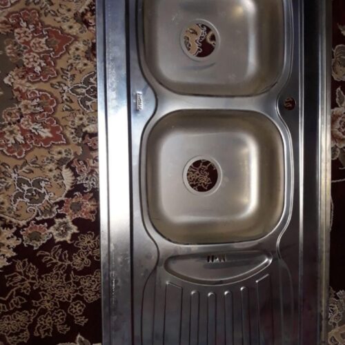 سینک دوقلوی ایلیا استیل