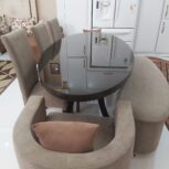 مبلمان راحتی  9 نفره و میز ناهارخوری 8نفره