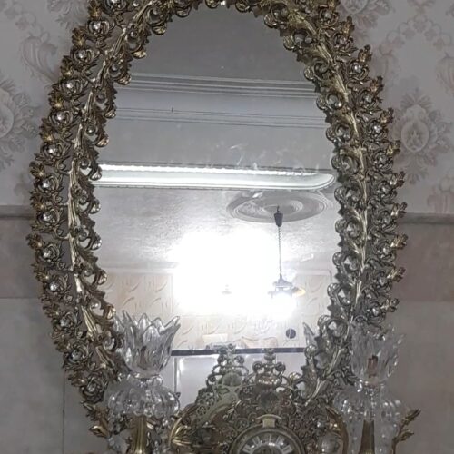 ست کامل آینه وشمعدانی برای عروس و داماد (نو نو)