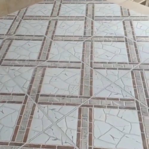 کاشی کاری وسنگ کاری نمای رومی