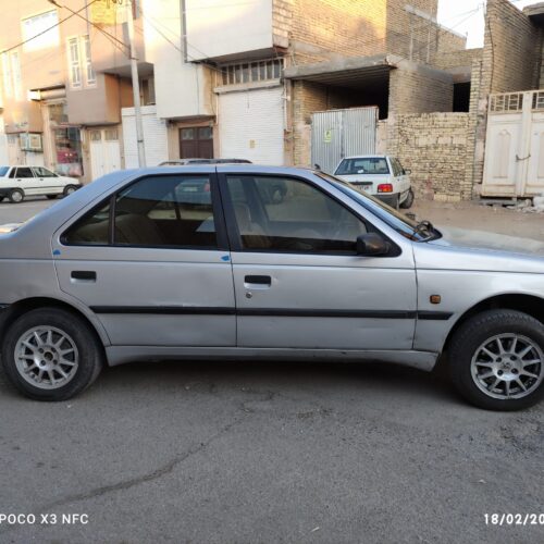 پژو 405 مدل 88 رنگ نقره ای رینگ اسپرت