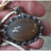 گردنی عقیق نقره کهنه
