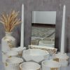 هفت سین همراه با آیینه و گلدان