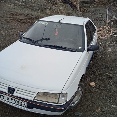 پژو آردی درجه یک رنگ سفید بی خط وخش