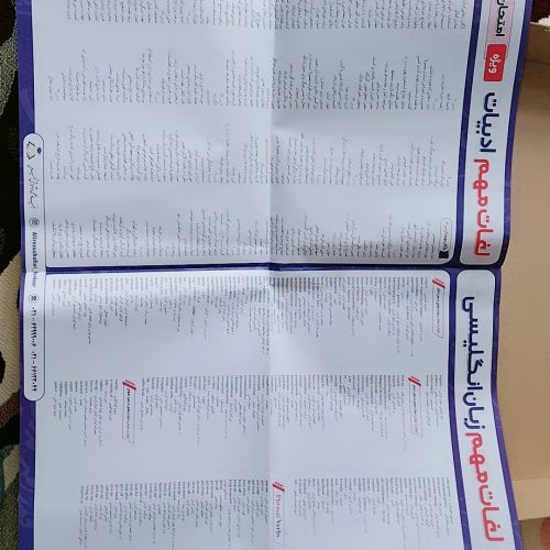 کتاب ودفترچه تست بهمراه سوالات احتمالی کنکور سراسری 1403 مثبت 60درصد