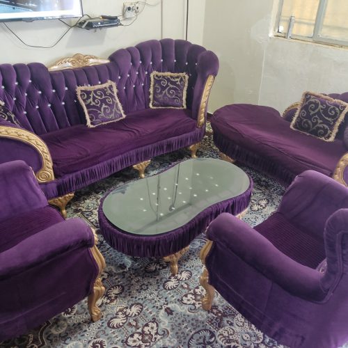 مبل راحتی هفت نفره طرح سلطنتی