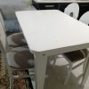 مبل راحتی هفت نفره و میز ناهارخوری 4 نفره