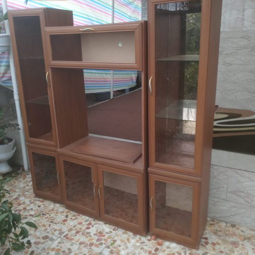 کمد و میز تلویزیون سه تیکه