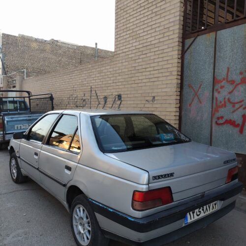 پژو 405 مدل 88 رنگ نقره ای رینگ اسپرت