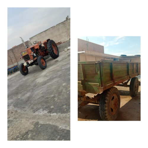 تراکتور رومانی با تریلی