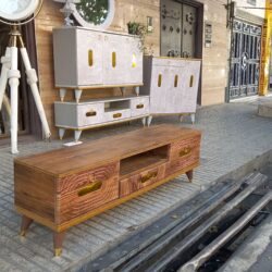 میز تلویزیون MDF مدل رُزا