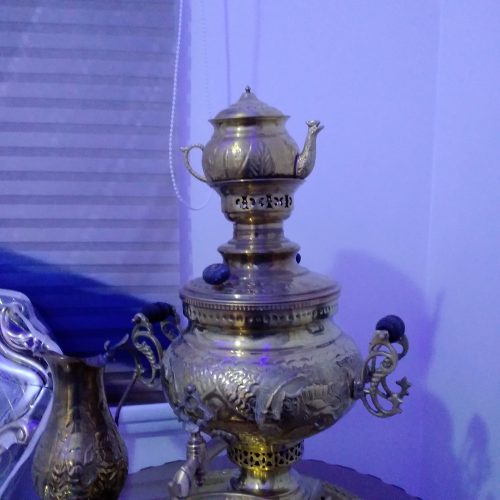 میز سماور برنز