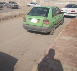 باسلام پراید تاکسی سبز فسفری تمیز بفروش میرسد