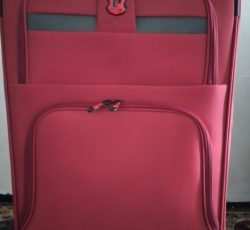 چمدان 2سایز با رنگ زرشکی و قیمت مناسب