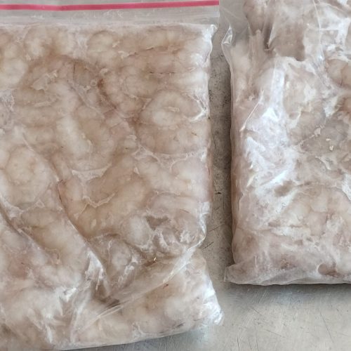 میگو بزرگ پاک شده