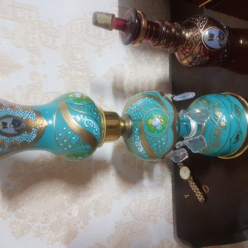 دو عدد شمعدان ابی