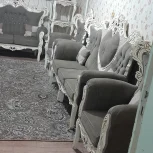 میز تلوزیون ساعت مبل 7نفره 3عدد عسلی