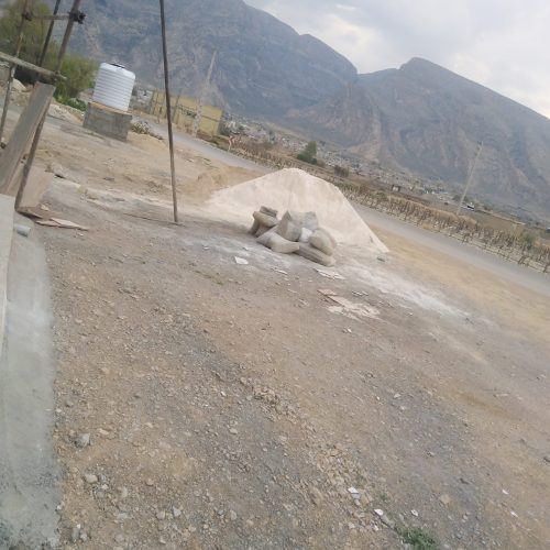فروش زمین مسنی شده با چاه فاضلاب ابتدای ورودی کوشک بیدک