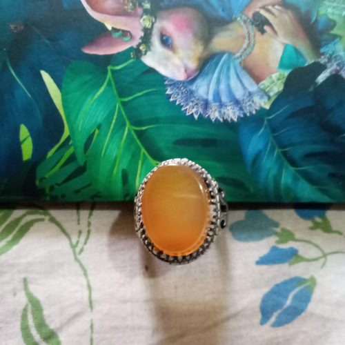 انگشترنقره.بانگین یاقوت