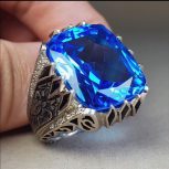 انگشتر نقره جواهری