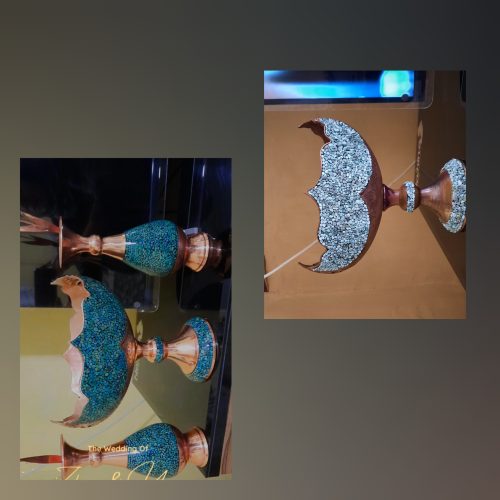 ظروف مسی فیروزه کوبی