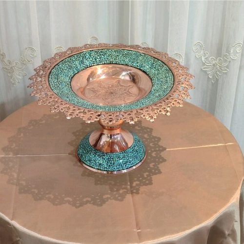 ظروف مسی فیروزه کوبی