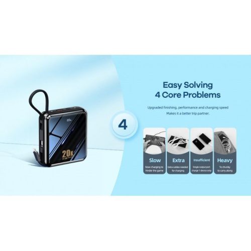 پاوربانک ریمکس مدل Pino RPP-51 ظرفیت 20000 میلی آمپر ساعت