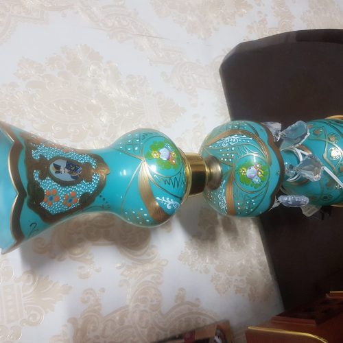 دو عدد شمعدان ابی