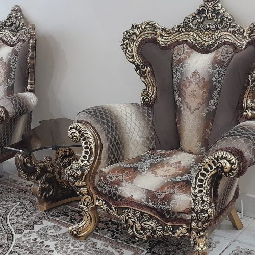 مبل سلطنتی 9نفره در حد نو