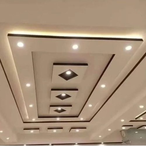 نقاشی ساختمان، کناف وکاغذ دیواری