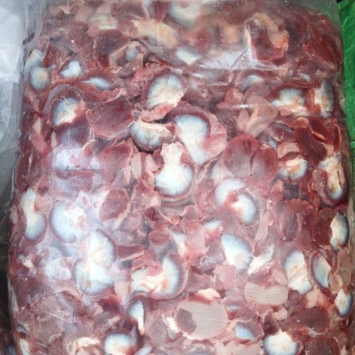 سنگدان درشت و قرمز