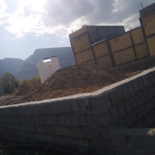 فروش زمین مسنی شده با چاه فاضلاب ابتدای ورودی کوشک بیدک