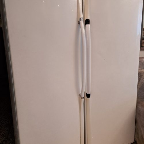 یخچال و فریزر دوقلوی الکترو استیل 24 فوت