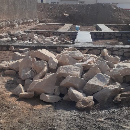 سنگکاری پی المتربندی گودبرداری