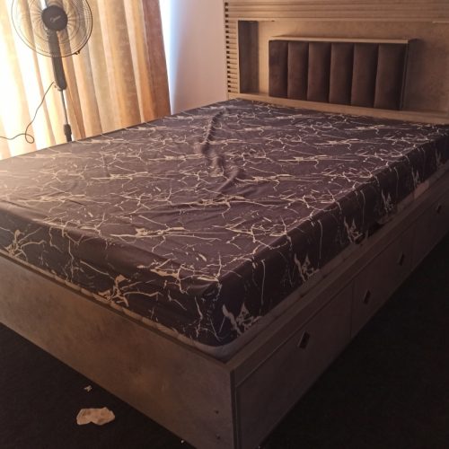 تخت خواب طوسی کاملا نو
