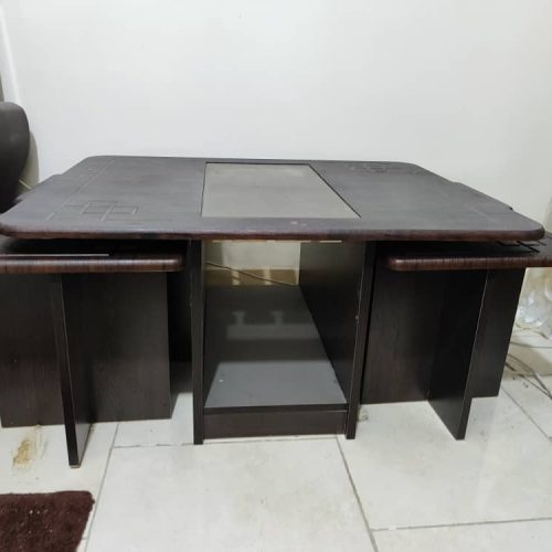 (مبلمان7نفره همراه با گلمیز)