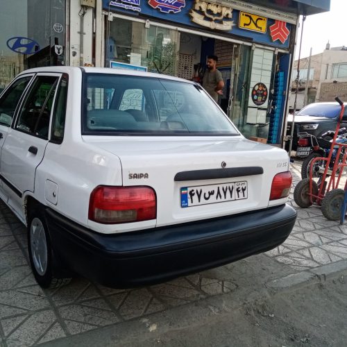 پراید سفید1 2 اربگ تمیز