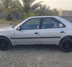 فروش پژو 405 نقره ای مدل 89