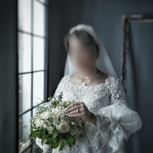 لباس عروس پرنسسی عروسکی ژورنالی سایز 38 تا 42