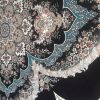 فرش ماشینی 12 متری زمینه سرمه‌ای اعیان