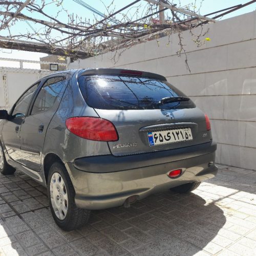 پژو 206 تیپ3 شاسی ها سالم