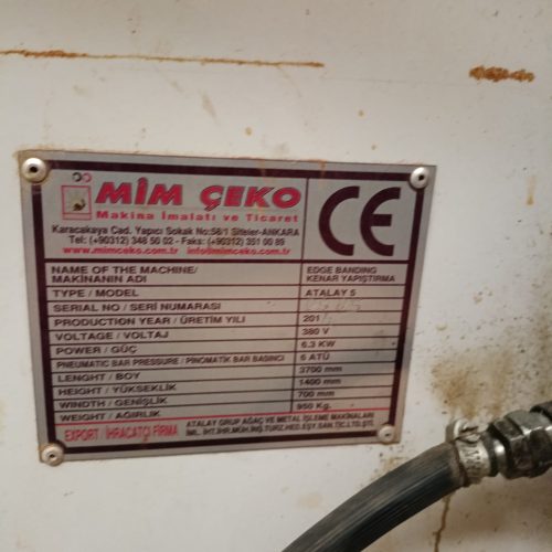 دستگاه نوار زنی لبه چسبان نجاری